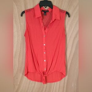 EUC French Laundry sleeveless blouse